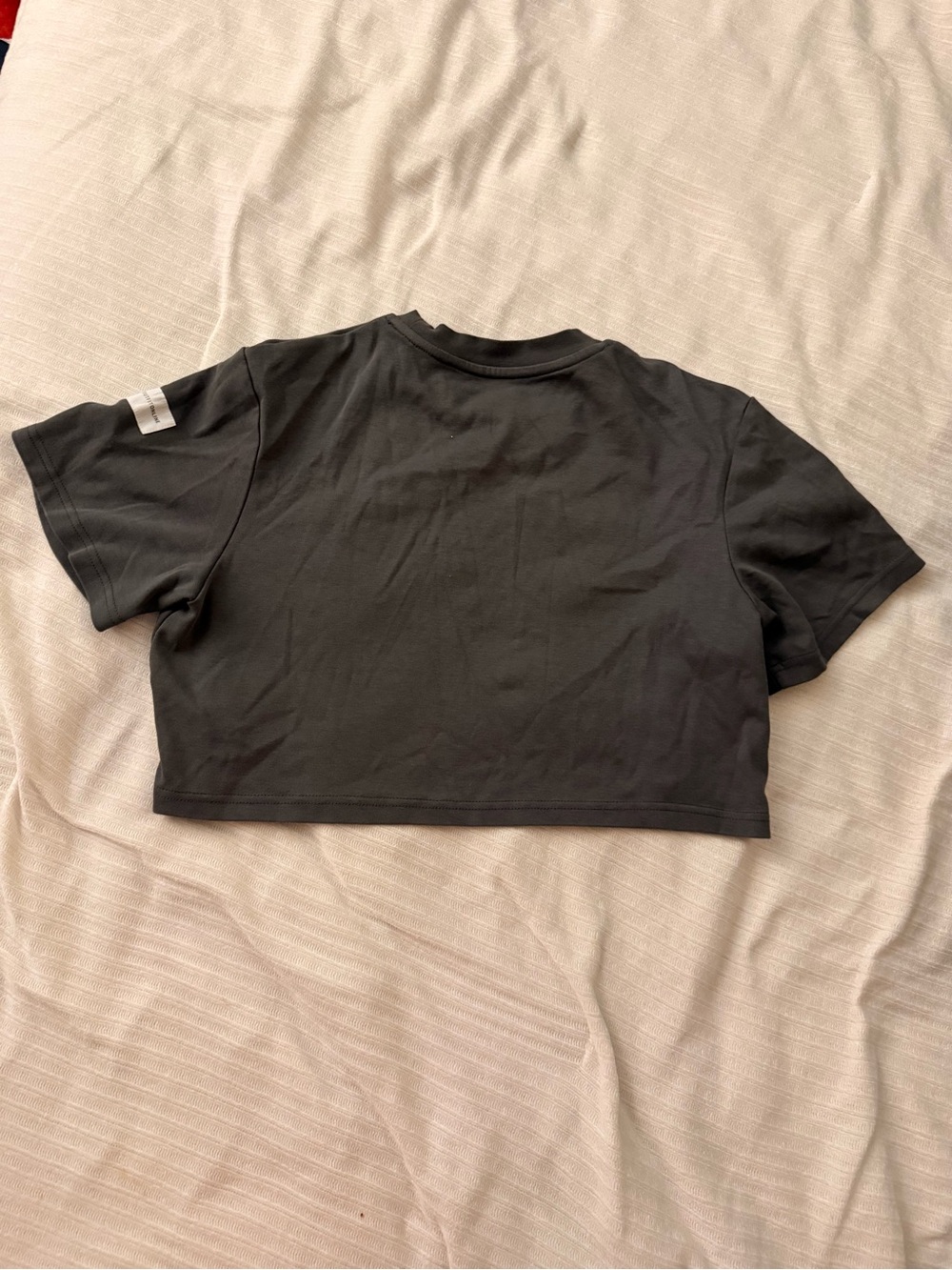 Cropped Black Women's Tee - Minimal Short Sleeve Crop